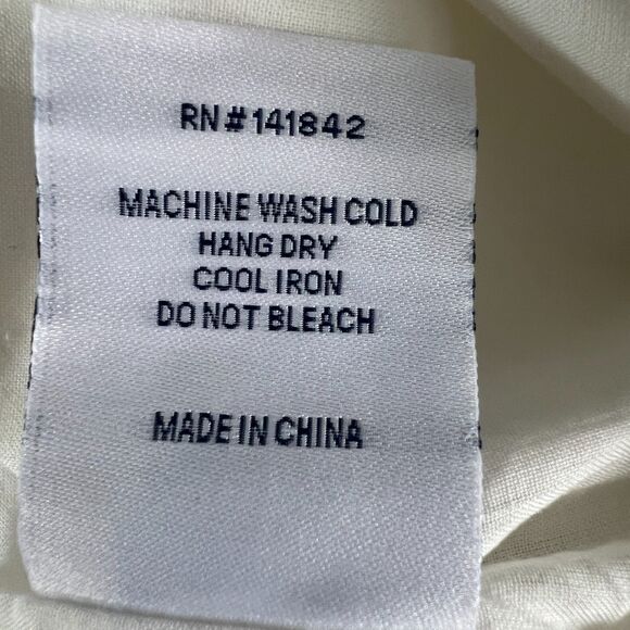 Lauren James Women's Scalloped Hem Poplin Shorts White Size S - New With Tags - Picture 6 of 12